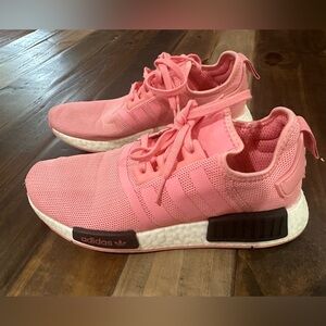 Adidas Girls Kids Pink Originals NMD R1 Boost Athletic Sneaker Shoes Size US 6.5